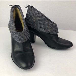 Camper high heels ankle booties leather Sz 7